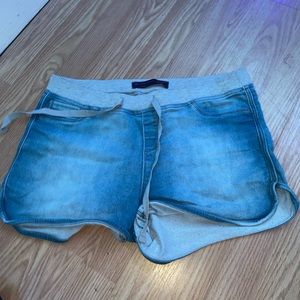 Stretchy jean shorts